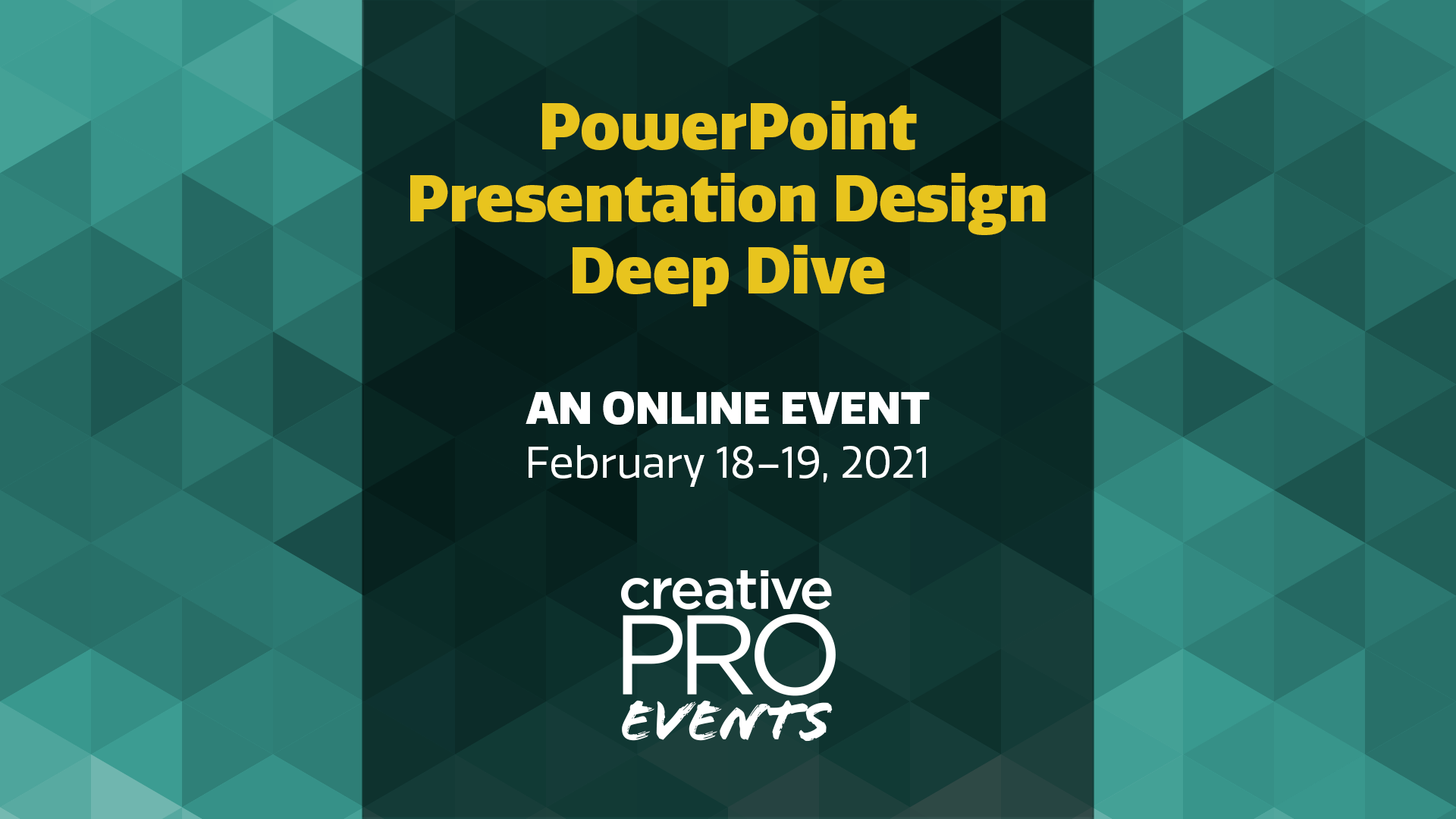 CreativePro Presentation Deep Dive Graphic